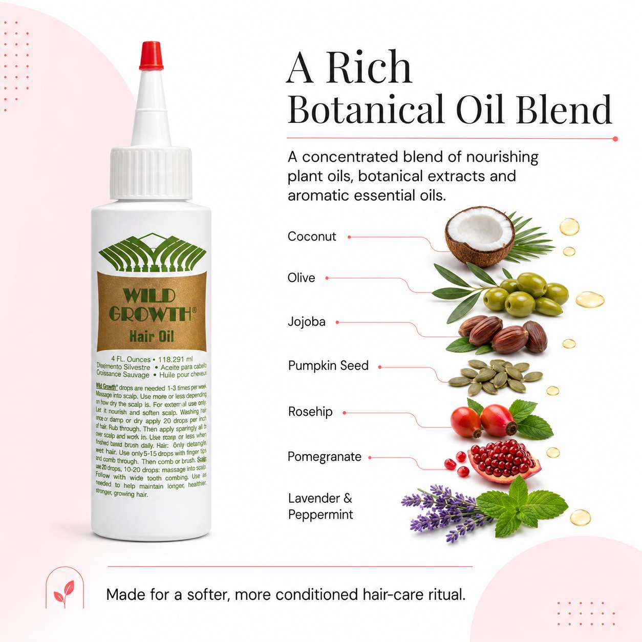 Wild Growth Hair Oil 118 ml (4 fl oz)