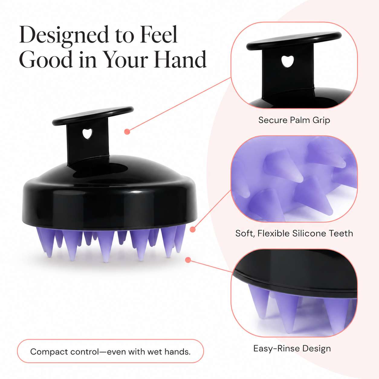 Silicone Scalp Massager & Shampoo Brush